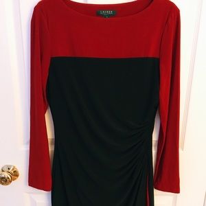 Ralph Lauren | Black & Red Dress